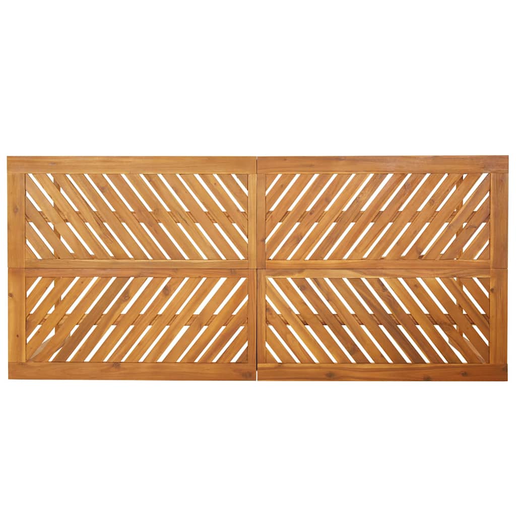 Set da Pranzo per Giardino 9 pcs Marrone | homemem39