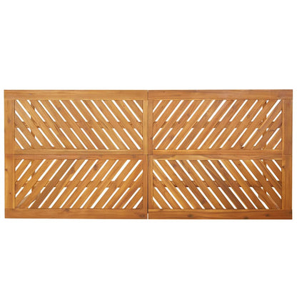 Set da Pranzo per Giardino 9 pcs Marrone | homemem39