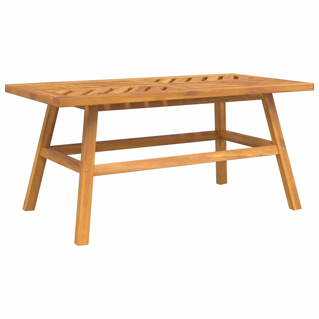 Set Lounge da Giardino 4 pcs Marrone Legno di Acacia Massello | homemem39