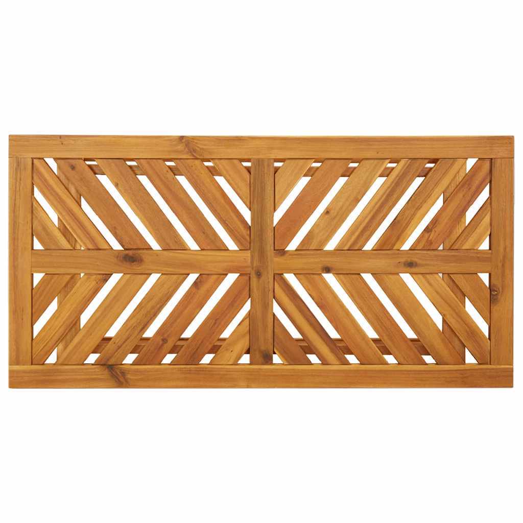 Set Lounge da Giardino 4 pcs Marrone Legno di Acacia Massello | homemem39