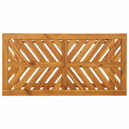 Set Lounge da Giardino 4 pcs Marrone Legno di Acacia Massello | homemem39