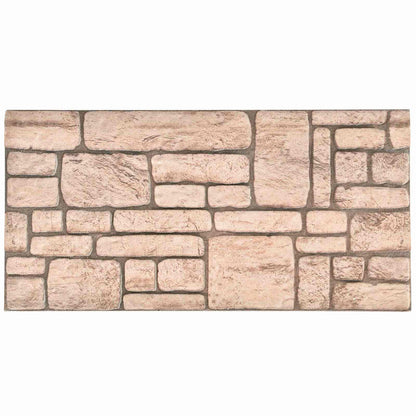 Pannelli da parete 10 pcs Beige 100 x 50 cm Schiuma EPS | homemem39