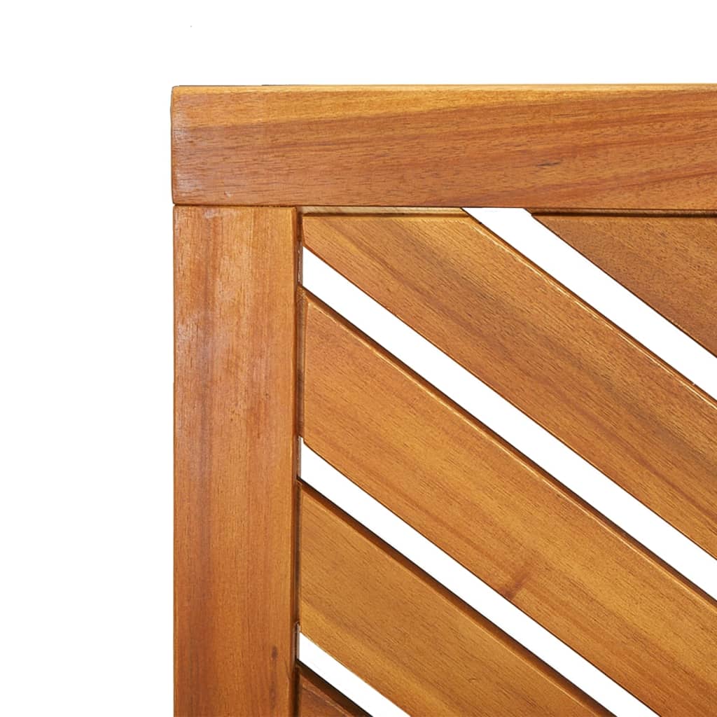 Panca da Giardino 109 cm in Legno Massello di Acacia | homemem39