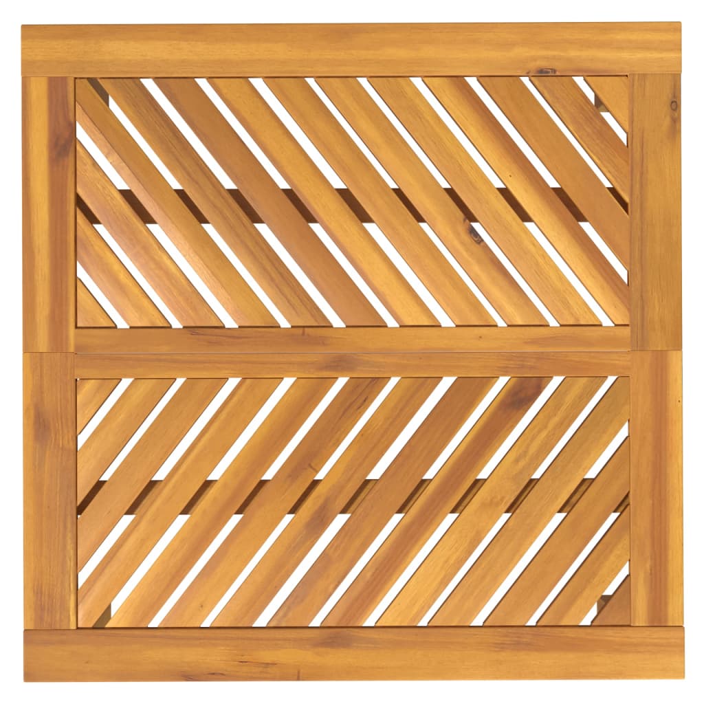 Tavolo da Pranzo da Giardino 90x90x74 cm Legno Massello Acacia | homemem39