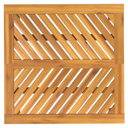 Tavolo da Pranzo da Giardino 90x90x74 cm Legno Massello Acacia | homemem39