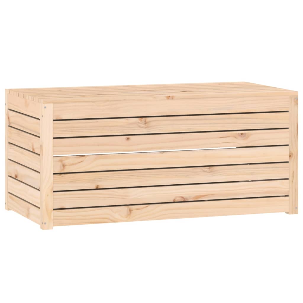 Contenitore Giardino 101x50,5x46,5 cm Legno Massello di Pino