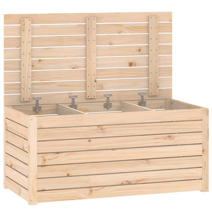 Contenitore Giardino 101x50,5x46,5 cm Legno Massello di Pino