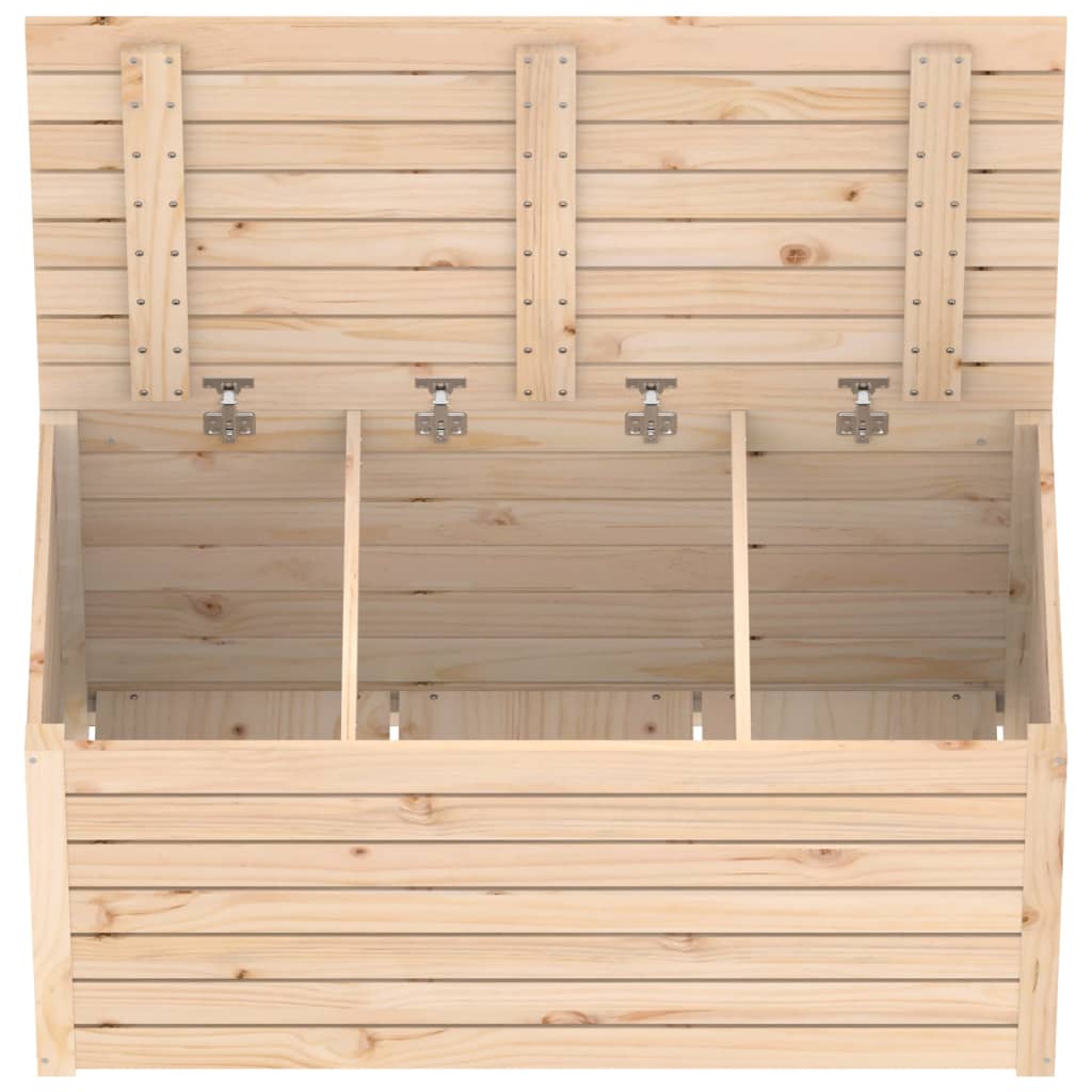 Contenitore Giardino 101x50,5x46,5 cm Legno Massello di Pino