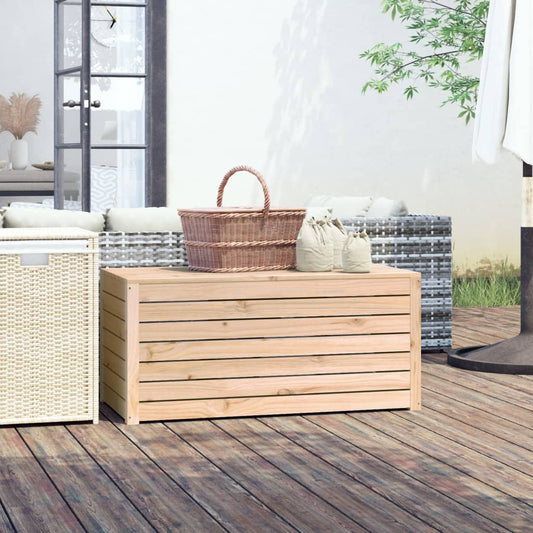 Contenitore Giardino 101x50,5x46,5 cm Legno Massello di Pino - homemem39