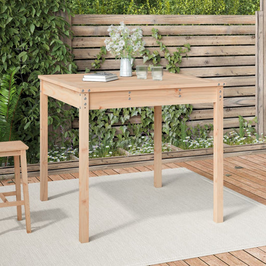 Tavolo da Giardino 82,5x82,5x76 cm in Legno Massello di Pino