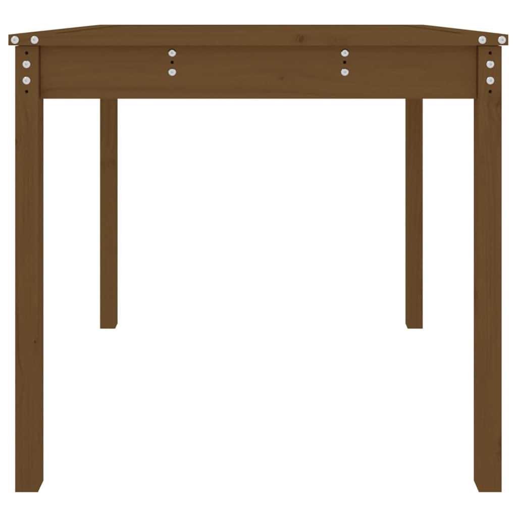 Tavolo da Giardino Ambra 82,5x82,5x76 cm Legno Massello di Pino - homemem39