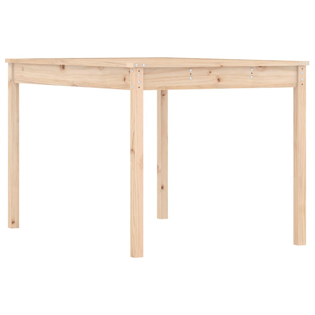 Tavolo da Giardino 121x82,5x76 cm in Legno Massello di Pino - homemem39