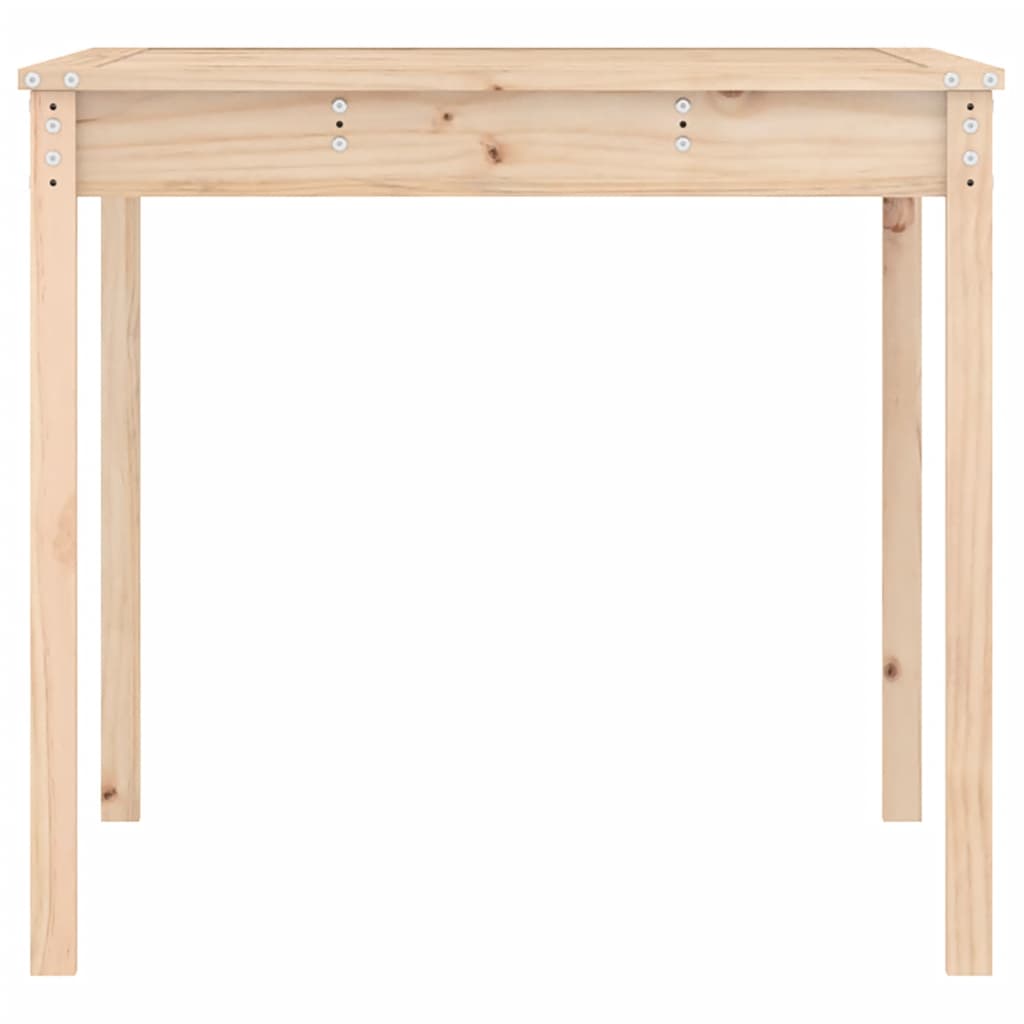 Tavolo da Giardino 121x82,5x76 cm in Legno Massello di Pino - homemem39