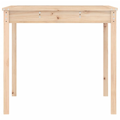 Tavolo da Giardino 121x82,5x76 cm in Legno Massello di Pino - homemem39