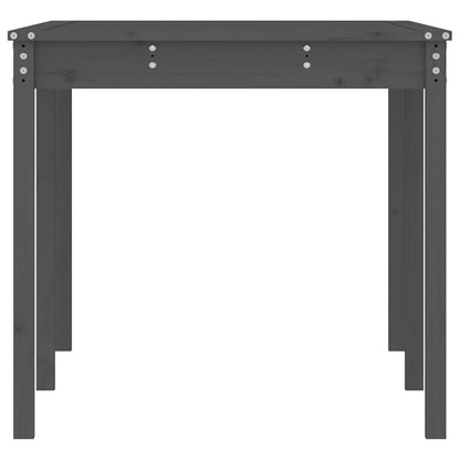 Tavolo da Giardino Grigio 159,5x82,5x76 cm Legno Massello Pino - homemem39