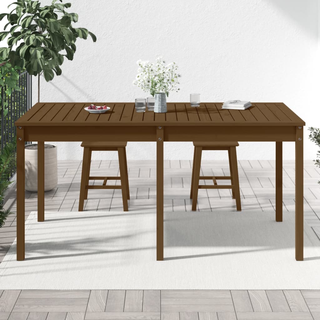 Tavolo da Giardino Ambra Legno Massello di Pino