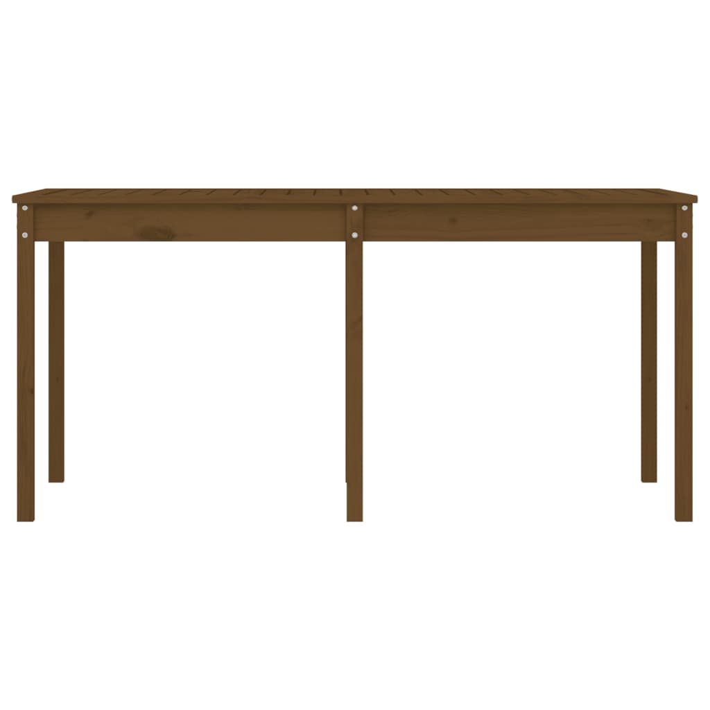Tavolo da Giardino Ambra 159,5x82,5x76cm Legno Massello di Pino - homemem39