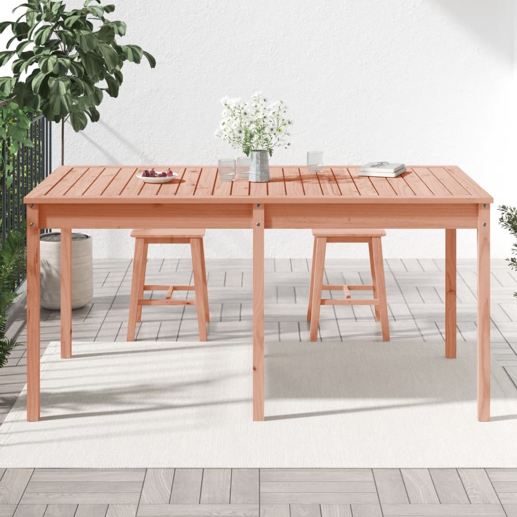 Tavolo da Giardino 159,5x82,5x76cm in Legno Massello di Douglas - homemem39