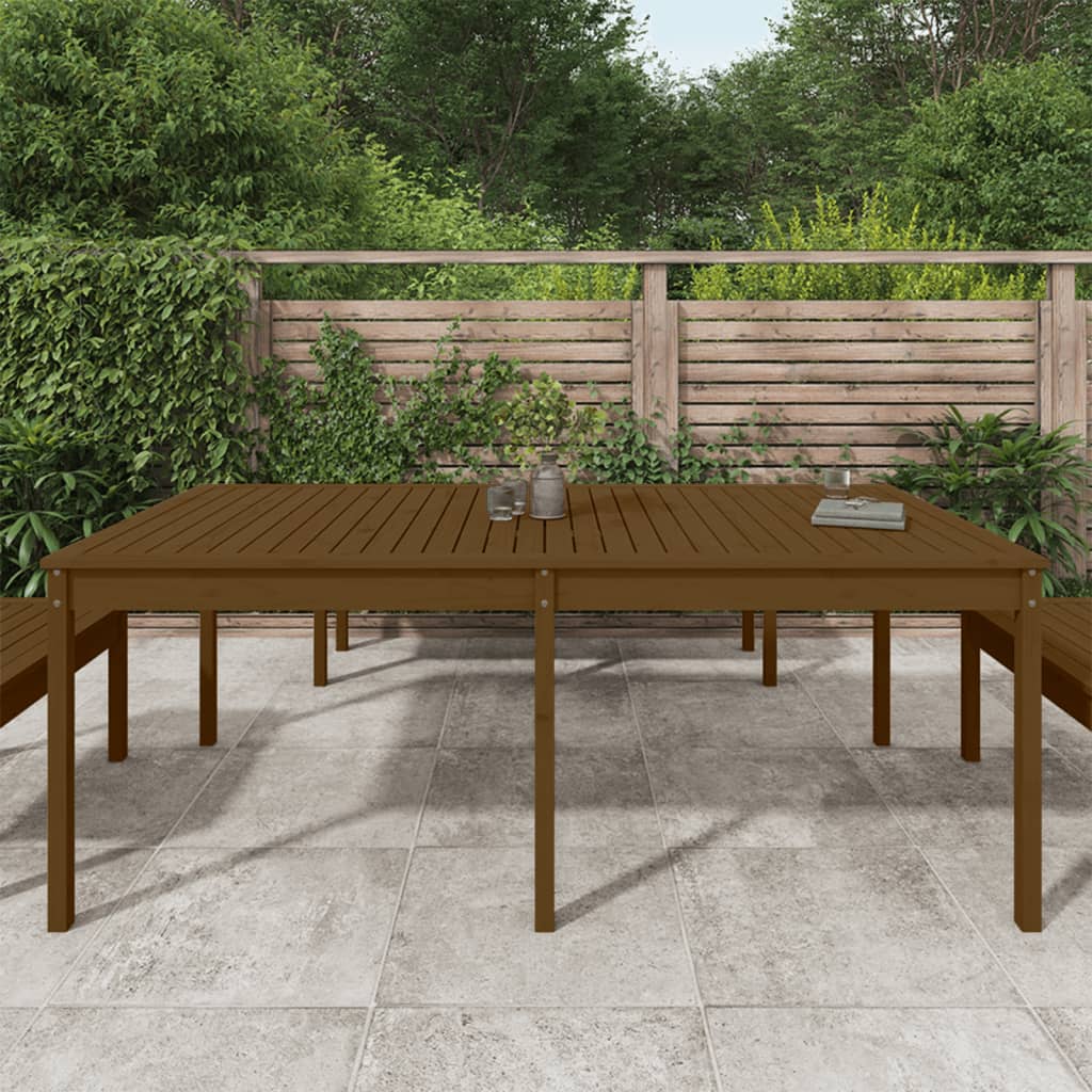 Tavolo da Giardino Ambra Legno Massello di Pino