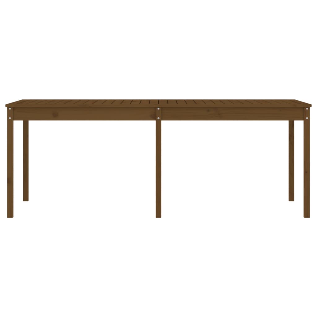 Tavolo da Giardino Ambra 203,5x100x76cm Legno Massello di Pino - homemem39