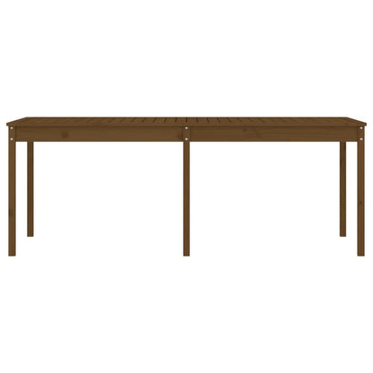 Tavolo da Giardino Ambra 203,5x100x76cm Legno Massello di Pino - homemem39
