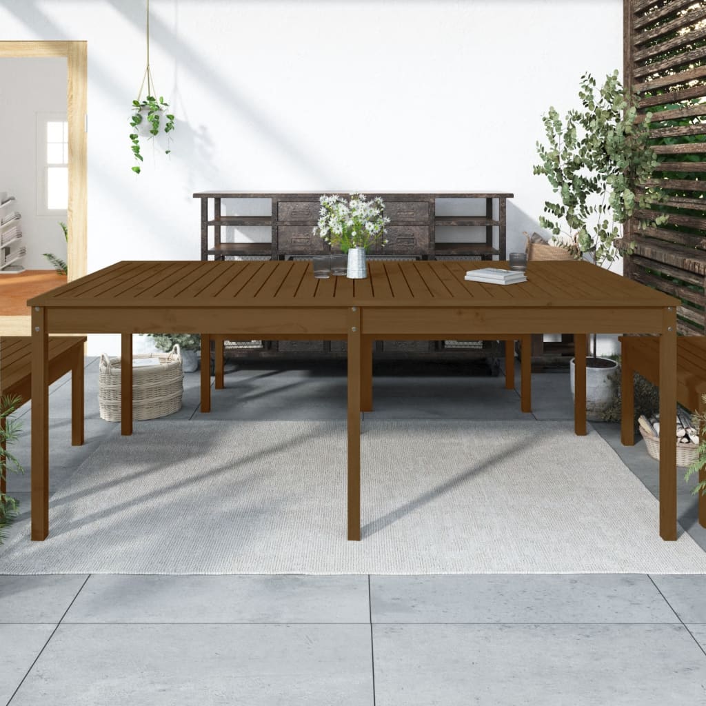 Tavolo da Giardino Ambra Legno Massello di Pino