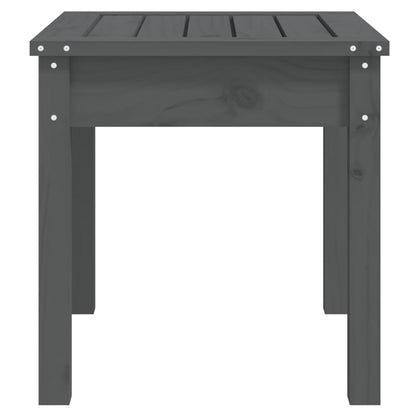 Panca da Giardino Grigia 50x44x45 cm Legno Massello di Pino - homemem39