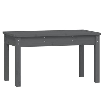Panca da Giardino Grigia 80x44x45 cm Legno Massello di Pino - homemem39
