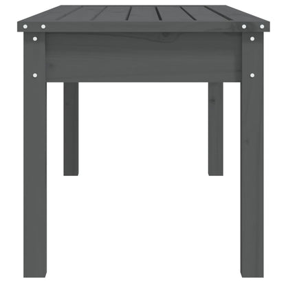 Panca da Giardino Grigia 109x44x45 cm Legno Massello di Pino - homemem39