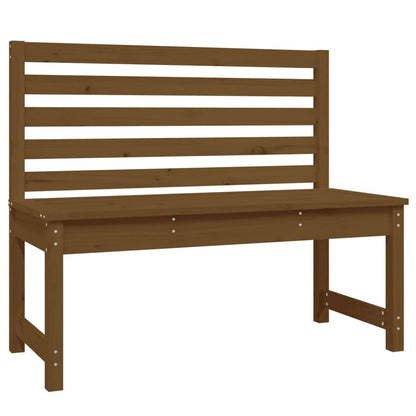 Panca da Giardino Ambra 109 cm in Legno Massello di Pino - homemem39