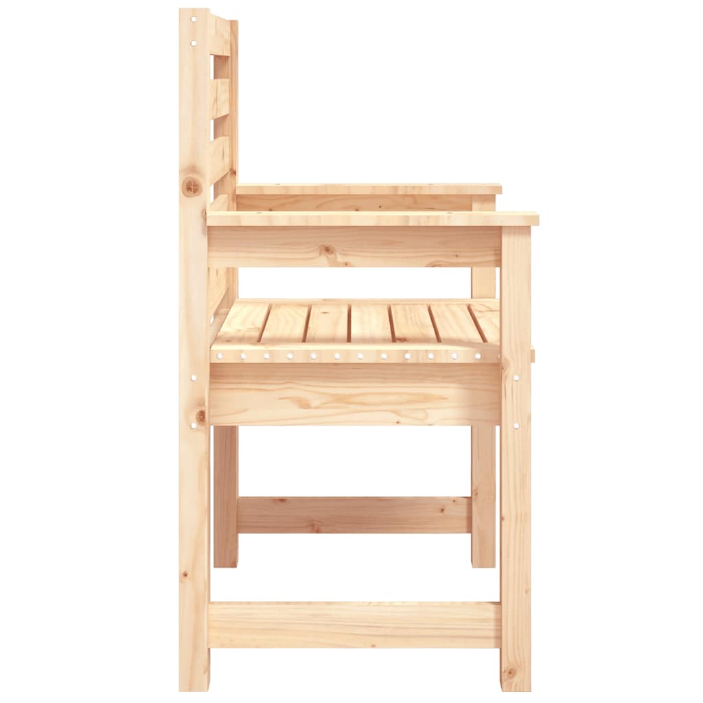 Sedie da Giardino 2pz 60x48x91 cm Legno Massello di Pino | homemem39