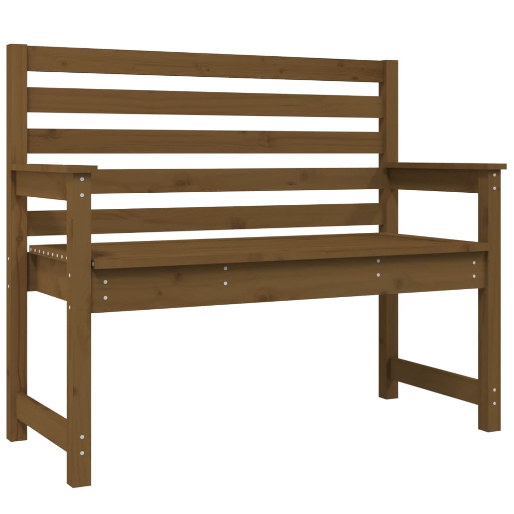 Panca da Giardino Ambra 109x48x91,5 cm Legno Massello di Pino - homemem39