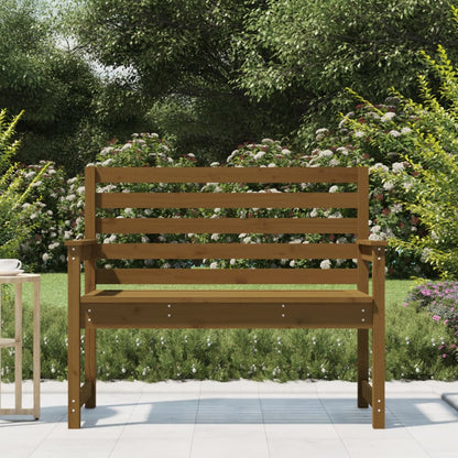 Panca da Giardino Ambra 109x48x91,5 cm Legno Massello di Pino - homemem39