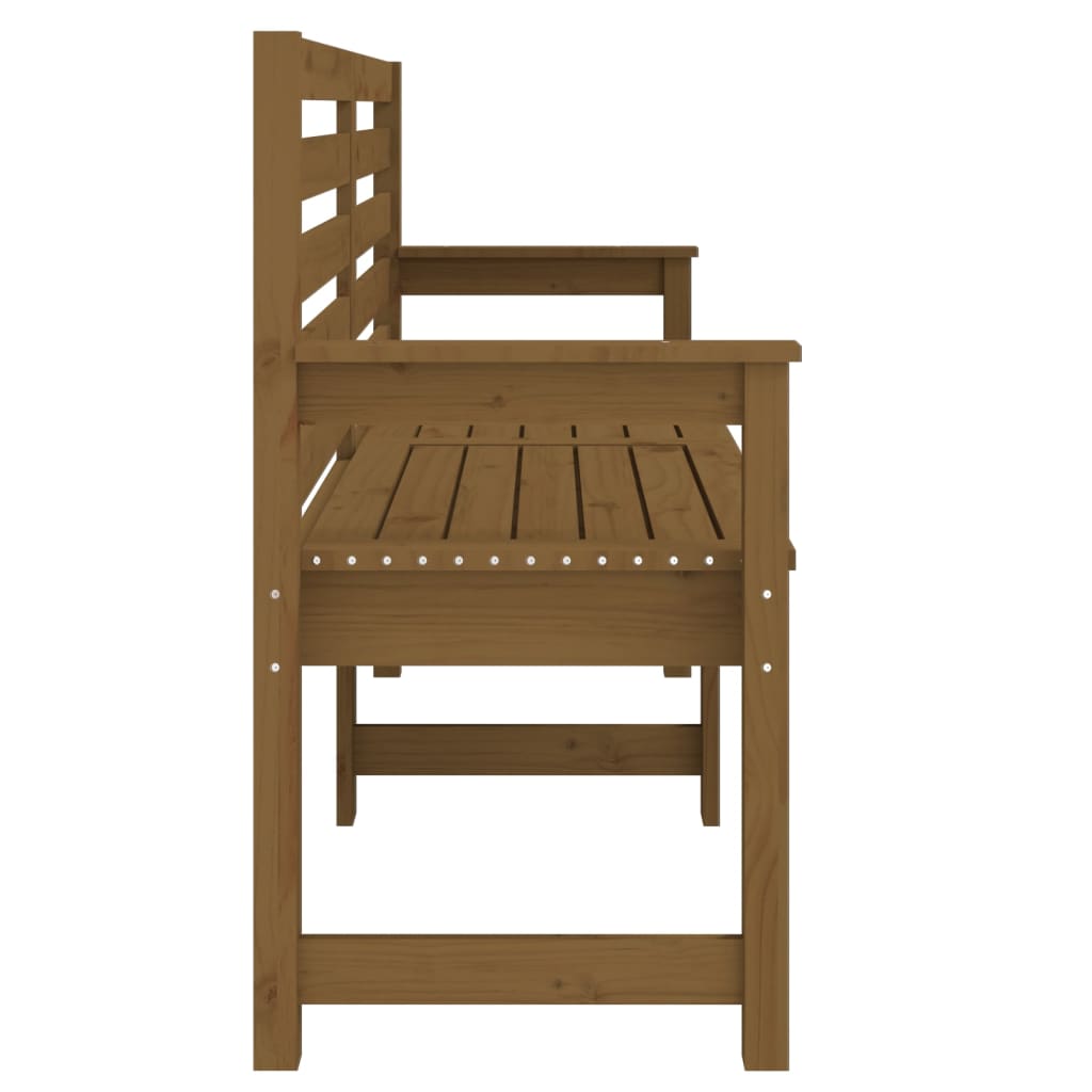 Panca da Giardino Ambra 159,5x48x91,5 cm Legno Massello di Pino - homemem39