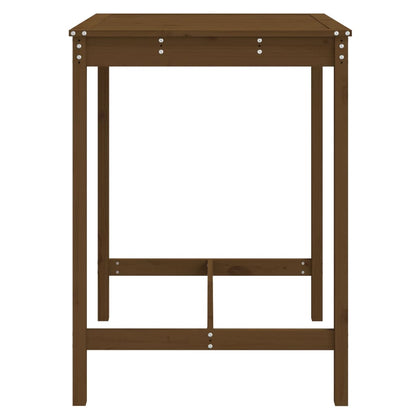 Tavolo da Giardino Ambra 82,5x82,5x110cm Legno Massello di Pino - homemem39