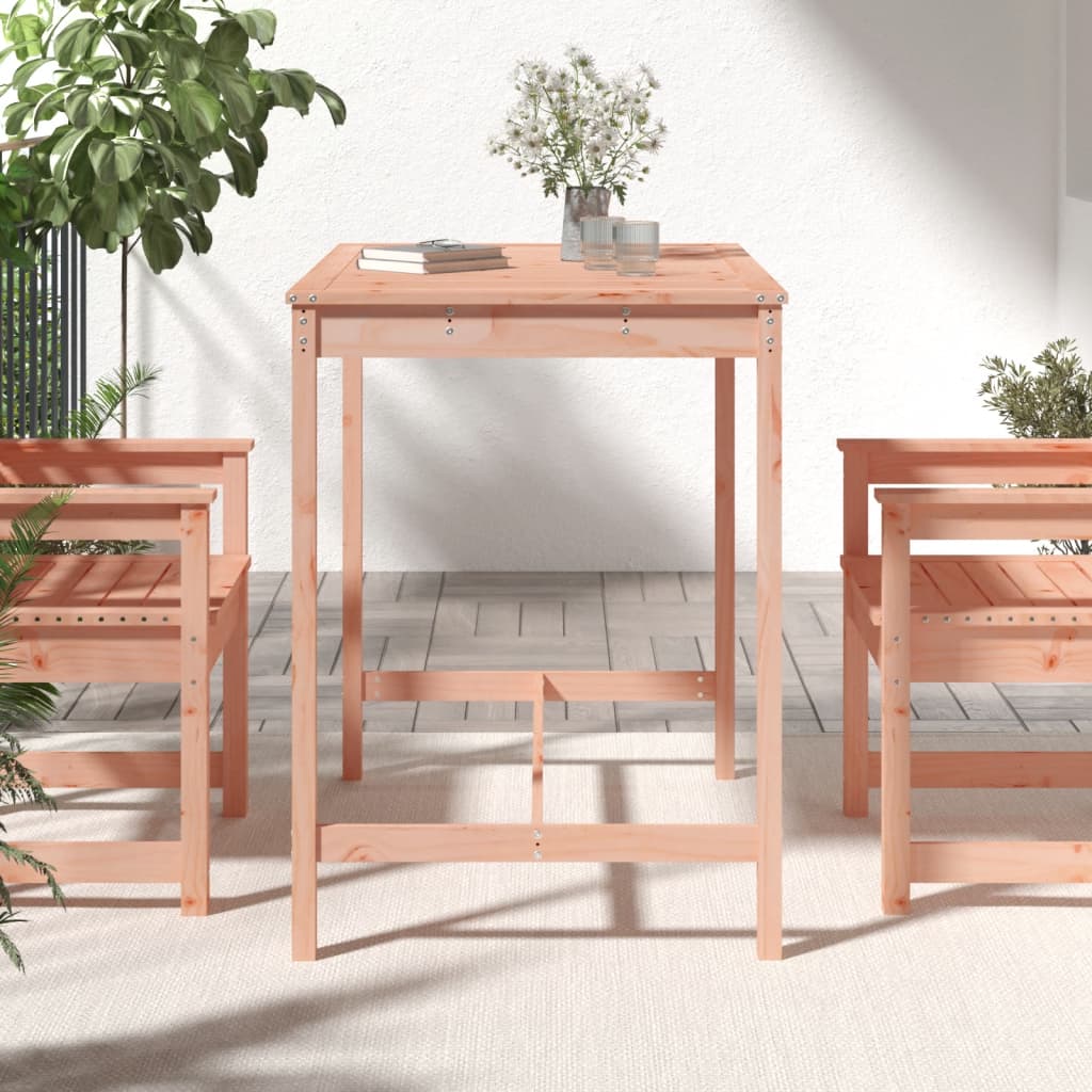 Tavolo da Giardino 121x82,5x110cm in Legno Massello di Douglas - homemem39