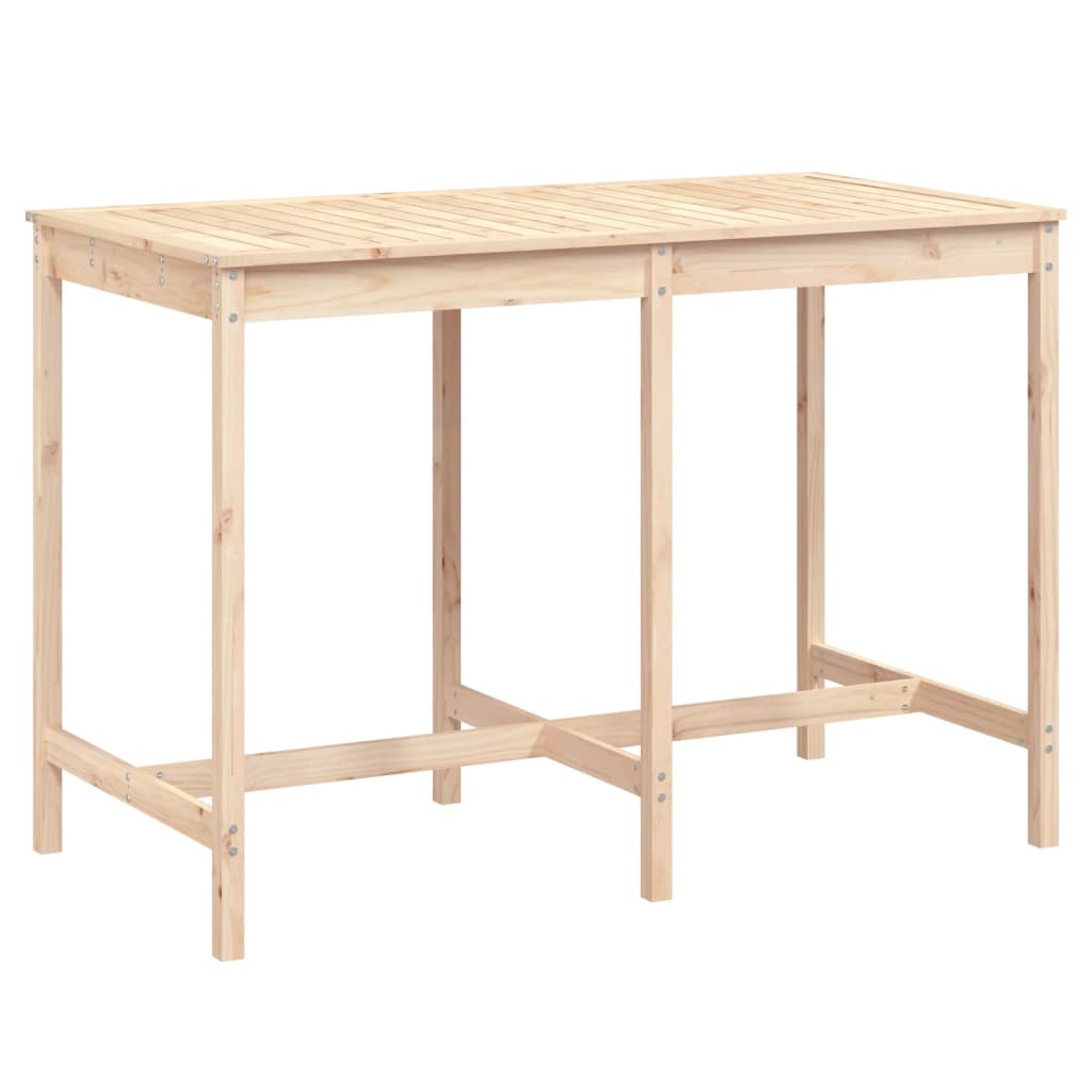 Tavolo da Giardino 159,5x82,5x110 cm in Legno Massello di Pino - homemem39