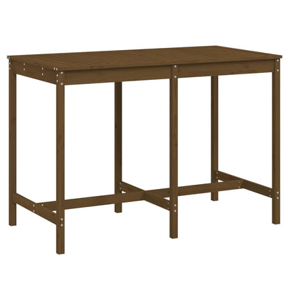 Tavolo da Giardino Ambra 159,5x82,5x110cm Legno Massello Pino - homemem39