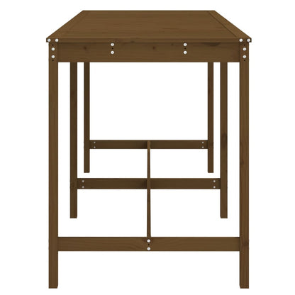 Tavolo da Giardino Ambra 203,5x90x110cm Legno Massello di Pino - homemem39