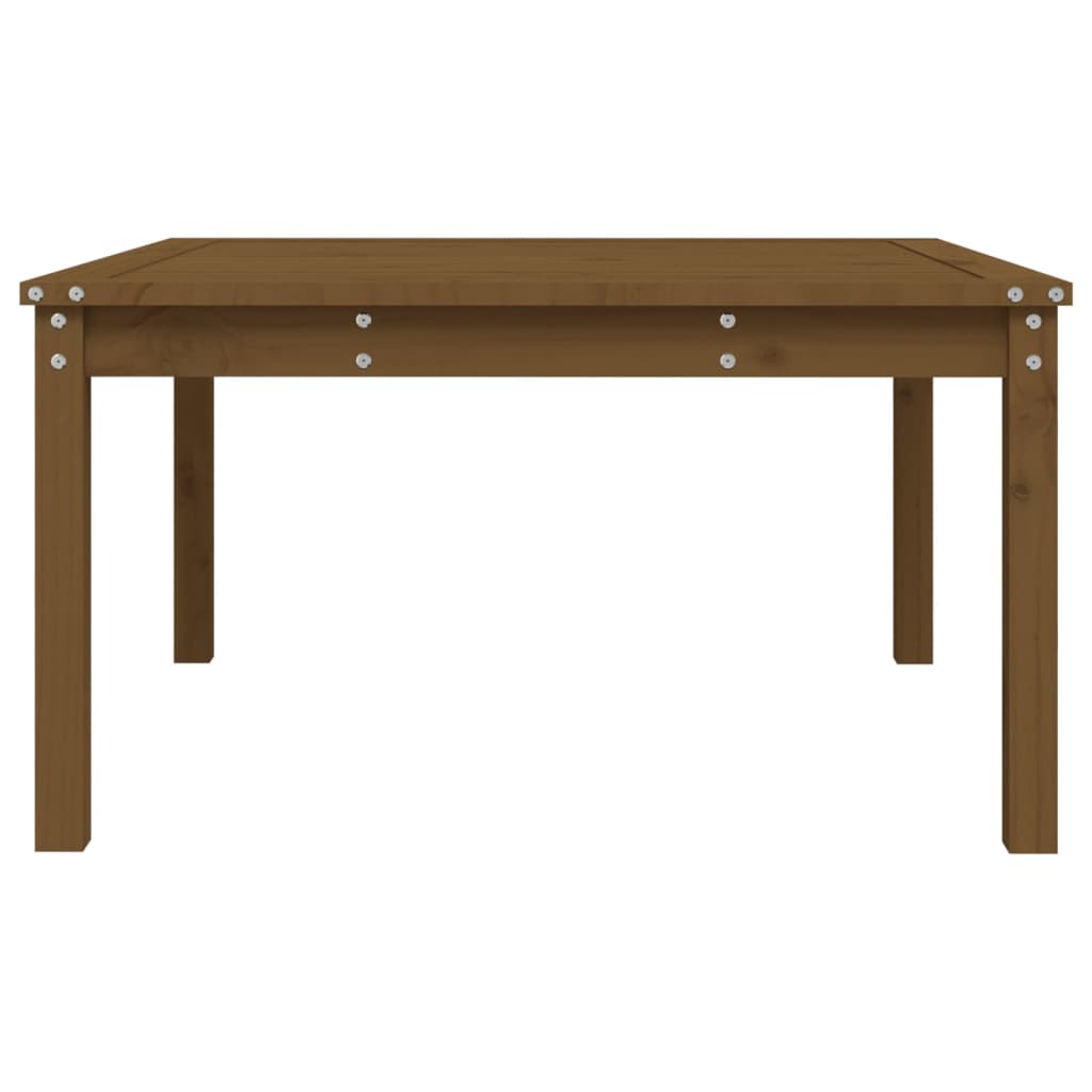 Tavolo da Giardino Ambra 82,5x82,5x45 cm Legno Massello di Pino