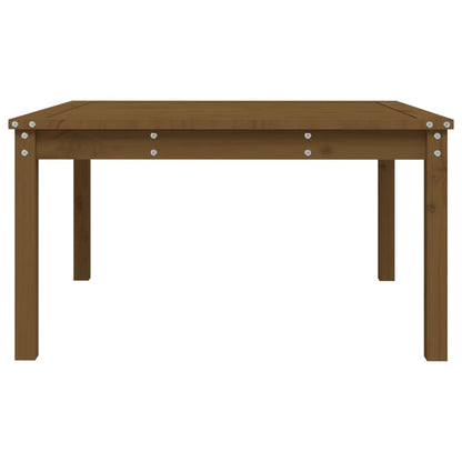 Tavolo da Giardino Ambra 82,5x82,5x45 cm Legno Massello di Pino