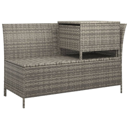 Set Divani da Giardino 4 pz con Cuscini in Polyrattan