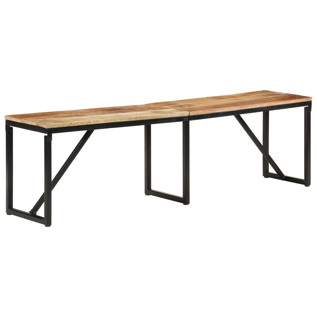 Panca 160x35x46 cm in Legno Massello di Mango | homemem39