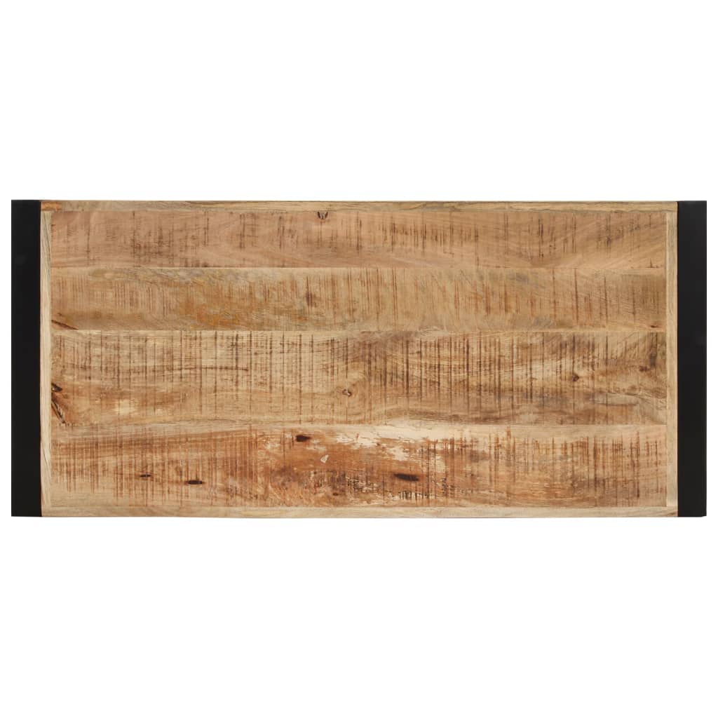 Tavolino da Salotto 120x55x40 cm in Legno Massello di Mango | homemem39