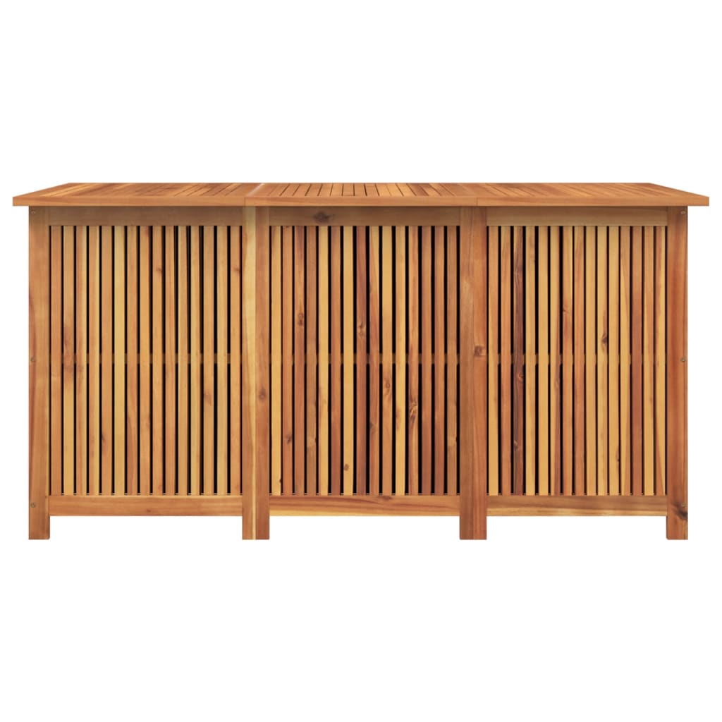 Contenitore da Giardino 150x80x75cm in Legno Massello di Acacia - homemem39