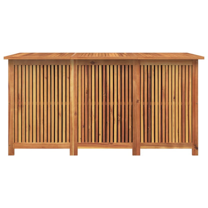 Contenitore da Giardino 150x80x75cm in Legno Massello di Acacia - homemem39
