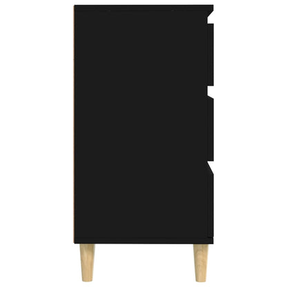 Credenza Nero 60x35x70 cm in Legno Multistrato - homemem39
