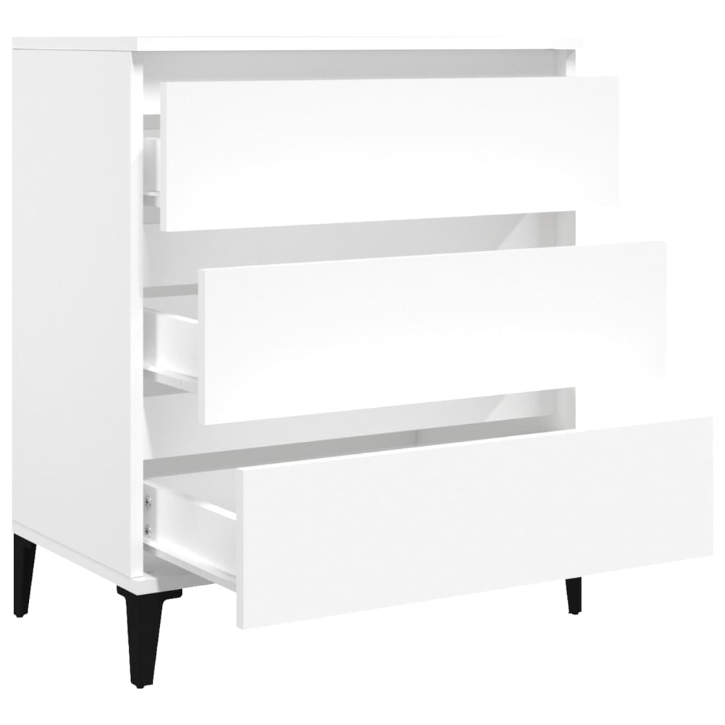 Credenza Bianca 60x35x70 cm in Legno Multistrato | homemem39