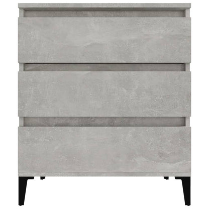 Credenza Grigio Cemento 60x35x70 cm in Legno Multistrato - homemem39