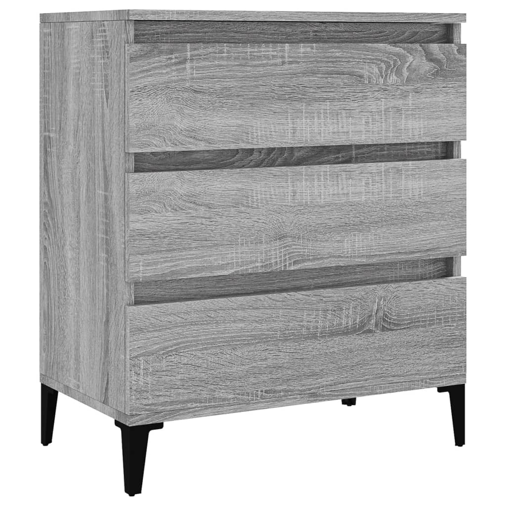 Credenza Grigio Sonoma 60x35x70 cm in Legno Multistrato - homemem39